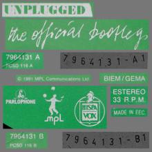 1991 05 20 PAUL McCARTNEY - UNPLUGGED THE OFFICIAL BOOTLEG - UK-PCSD 116 - 0 077779 641314 - EEC - GERMANY - pic 3