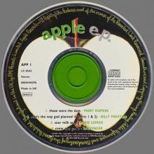 1991 10 21 - THE APPLE EP - CD APPS 1 ⁄ 2045512 - 5 099920 455101 - APP 1 - pic 3