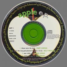 1991 10 21 - THE APPLE EP - CD APPS 1 ⁄ 2045512 - 5 099920 455101 - APP 1 - pic 1