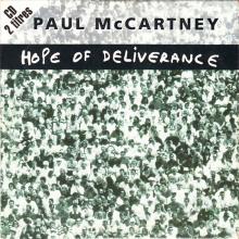 1992 12 28 HOPE OF DELIVERANCE - PAUL McCARTNEY DISCOGRAPHY - 7 24388 04542 1 - FRANCE - pic 1