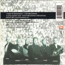 1992 12 28 HOPE OF DELIVERANCE - PAUL McCARTNEY DISCOGRAPHY - 7 24388 04542 1 - FRANCE - pic 2