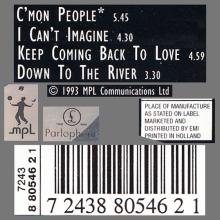 1993 02 22 C'MON PEOPLE - PAUL McCARTNEY DISCOGRAPHY - 7 2438 80546 2 1 - HOLLAND  - pic 1