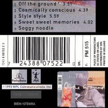 1993 04 19 OFF THE GROUND  - 5 TRACKS - PAUL McCARTNEY DISCOGRAPHY - 7 24388 07522 0 - HOLLAND - pic 4