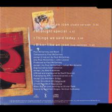 1993 11 08 BIKER LIKE AN ICON - PAUL McCARTNEY DISCOGRAPHY - 7 24388 10422 7 - HOLLAND - pic 1