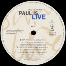 1993 11 15 PAUL McCARTNEY - PAUL IS LIVE - PCSD 147 - 7 24382 77041 1 - UK - pic 7
