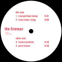 UK 1993 11 15 THE FIREMAN - STRAWBERRIES OCEANS SHIP FOREST - FIRE 1 - PCSD 145 A⁄B⁄C⁄D - 12INCH PROMO - pic 4