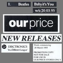 1995 03 20 - OUR PRICE - NEW RELEASES - BABY IT'S YOU - PROMO - pic 4
