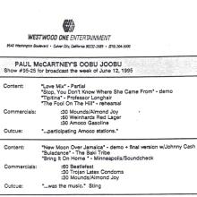 1995 06 17 - PAUL McCARTNEY RADIO SHOW - WESTWOOD ONE - OOBU JOOBU - SHOW 95-25 - 95-26 - pic 5