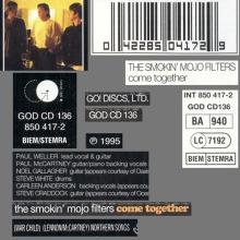 1995 11 00 UK The Smokin' Mojo Filters - Come Together ⁄ GOD CD136 - 0 42285 04172 9 - pic 4