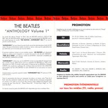 1995 11 20 THE BEATLES ANTHOLOGY VOLUME 1 - MARKETING PRESS CAMPAIGN - FRANCE - pic 6