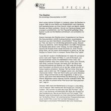 1995 11 21 THE BEATLES ANTHOLOGY - ZDF PRESSE SPECIAL  - GERMANY - B  - pic 5