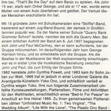 1995 11 21 THE BEATLES ANTHOLOGY - ZDF PRESSE SPECIAL  - GERMANY - C  - pic 9