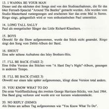 1995 11 21 THE BEATLES ANTHOLOGY AUDIO AND VIDEO - PRESS PACK - E M I ELECTROLA - GERMANY - B - pic 13
