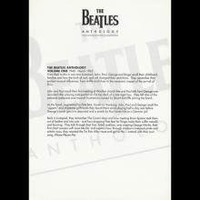 1996 07 19 THE BEATLES ANTHOLOGY VIDEOS - PRESS PACK - USA - B - pic 4