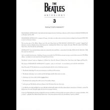 1996 10 28 THE BEATLES ANTHOLOGY 3 - PRESS PACK - UK - pic 9