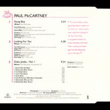 1997 04 28 YOUNG BOY - PAUL McCARTNEY DISCOGRAPHY - HOLLAND - 7 24388 37862 8 - pic 1