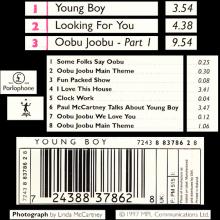 1997 04 28 YOUNG BOY - PAUL McCARTNEY DISCOGRAPHY - HOLLAND - 7 24388 37862 8 - pic 5