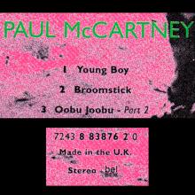 1997 04 28 YOUNG BOY - PAUL McCARTNEY DISCOGRAPHY - UK - CDR 6462 - 7 24388 38762 0 - pic 4