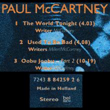 1997 07 07 THE WORLD TONIGHT - PAUL McCARTNEY DISCOGRAPHY - HOLLAND - 7 24388 42592 6 - pic 4