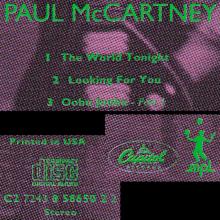 1997 07 07 THE WORLD TONIGHT - PAUL McCARTNEY DISCOGRAPHY - USA - 7 2438-58650-2 2  - pic 1