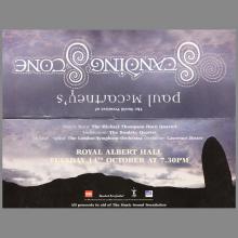 1997 10 14 a The Standing Stone World Premiere Programme and Ticket - pic 2
