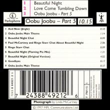1997 12 15 BEAUTIFUL NIGHT - PAUL McCARTNEY DISCOGRAPHY - HOLLAND - 7 24388 49212 6 - pic 5