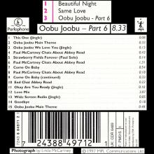 1997 12 15 BEAUTIFUL NIGHT - PAUL McCARTNEY DISCOGRAPHY - UK - 7 24388 49712 1 - CDR 6489 - pic 5