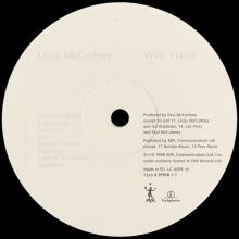 1998 10 26 LINDA McCARTNEY - WIDE PRAIRIE -7 24349 79101 5 - EU - pic 6