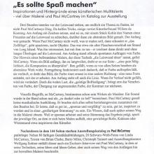 1999 05 01-07 25 b Paul McCartney Paintings Press Kit Siegen Germany - pic 6