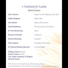 1999 07 18 A Garland For Linda Souvenir Programme World Première - pic 5