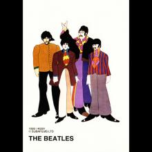 1999 09 14 THE BEATLES YELLOW SUBMARINE SONGTRACK PRESS KIT - UK - pic 1