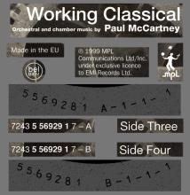 1999 11 02 - WORKING CLASSICAL ORCHESTRAL AND CHAMBER MUSIC BY PAUL McCARTNEY - EX - 7 2435 68971 9 - EU - pic 1