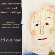 2000 08 21 Paul McCartney Liverpool Sound Collage Advert Sheet   - pic 1