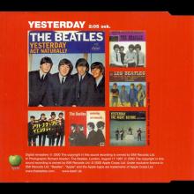 2000 11 13 THE BEATLES 1 YESTERDAY - PRESS INFO AND PROMO CD - DENMARK MOST POPULAR SONG  - pic 3