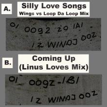 2001 05 07 - WINGSPAN - 12 WINDJ 002 - SILLY LOVE SONGS ⁄ COMING UP - 01 0092 20 ⁄A⁄ - 01 0092 ⁄B⁄  - 12INCH PROMO - pic 1