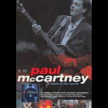 2003 03 18 Paul McCartney - Back In The World (US) - Press Info and Order Form France - pic 1