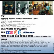 2003 04 01 THE BEATLES ANTHOLOGY DVD - PROMO MARKETING PUBLICITY PRESS INFO - FRANCE - pic 5