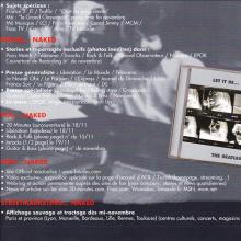 2003 11 17 LET IT BE... NAKED - THE BEATLES - MARKETING PRESS CAMPAIGN - FRANCE - pic 13