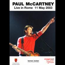 2003 PAUL McCARTNEY BACK IN THE WORLD 2003 - TOUR CONCERT PROGRAMME - pic 14