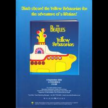 2004 09 06 YELLOW SUBMARINE PICTURE BOOK - WALKER BOOKS - SUBAFILMS LTD. - ADVERTISING FOLDER - UK - pic 1