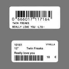 2005 06 14 TWIN FREAKS - GRAZE 012 - 584845 ⁄ A - REALLY LOVE YOU ⁄ LALULA - 12INCH PROMO - pic 1