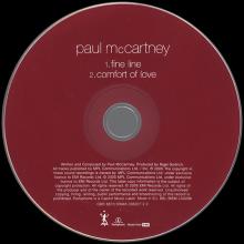 2005 08 29 FINE LINE ⁄ COMFORT OF LOVE - PAUL McCARTNEY DISCOGRAPHY - 0 94633 82072 2 - CDR 6673 - EU / UK - pic 1