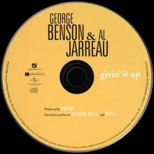 2006 10 24 UK⁄EU⁄BE George Benson Al Jarreau-Givin' It Up - Bring It On Home To Me ⁄ 8 88072 23162 7 - pic 3