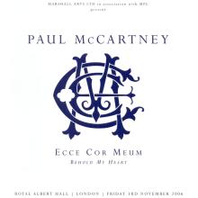 2006 11 03 Ecce Cor Meum - Behold My Heart -Royal Albert Hall -Programme Première  - pic 3