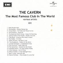 2007 08 20 - THE CAVERN - THE MOST FAMOUS CLUB IN THE WORLD - EMI UNIVERSAL - 2X CDR - PROMO - pic 1