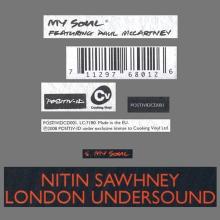 2008 10 13 UK⁄EU Nitin Sawhney-London Undersound - My Soul ⁄POSTIVIDCD001 ⁄ 7 11297 68012 6 - pic 1