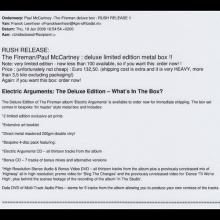 2009 01 31 THE FIREMAN - ELECTRIC ARGUMENTS - THE DELUXE EDITION -A- TPLP1003DE ⁄ 501 6958 104054 -TPLP 1003 - 5 016958 104016 - pic 15