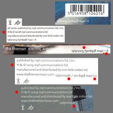 2009 01 31 THE FIREMAN - ELECTRIC ARGUMENTS - THE DELUXE EDITION -B- TPLP1003DE ⁄ 501 6958 104054 -TPLP 1003 - 5 016958 104016 - pic 13