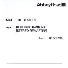 2009 06 22 - THE BEATLES - B1 - PLEASE PLEASE ME - SEREO REMASTERED - 5X CDR - PROMO - pic 1