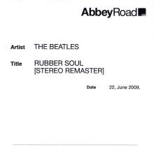 2009 06 22 - THE BEATLES - B2 - RUBBER SOUL - SEREO REMASTERED - 4X CDR - PROMO - pic 1